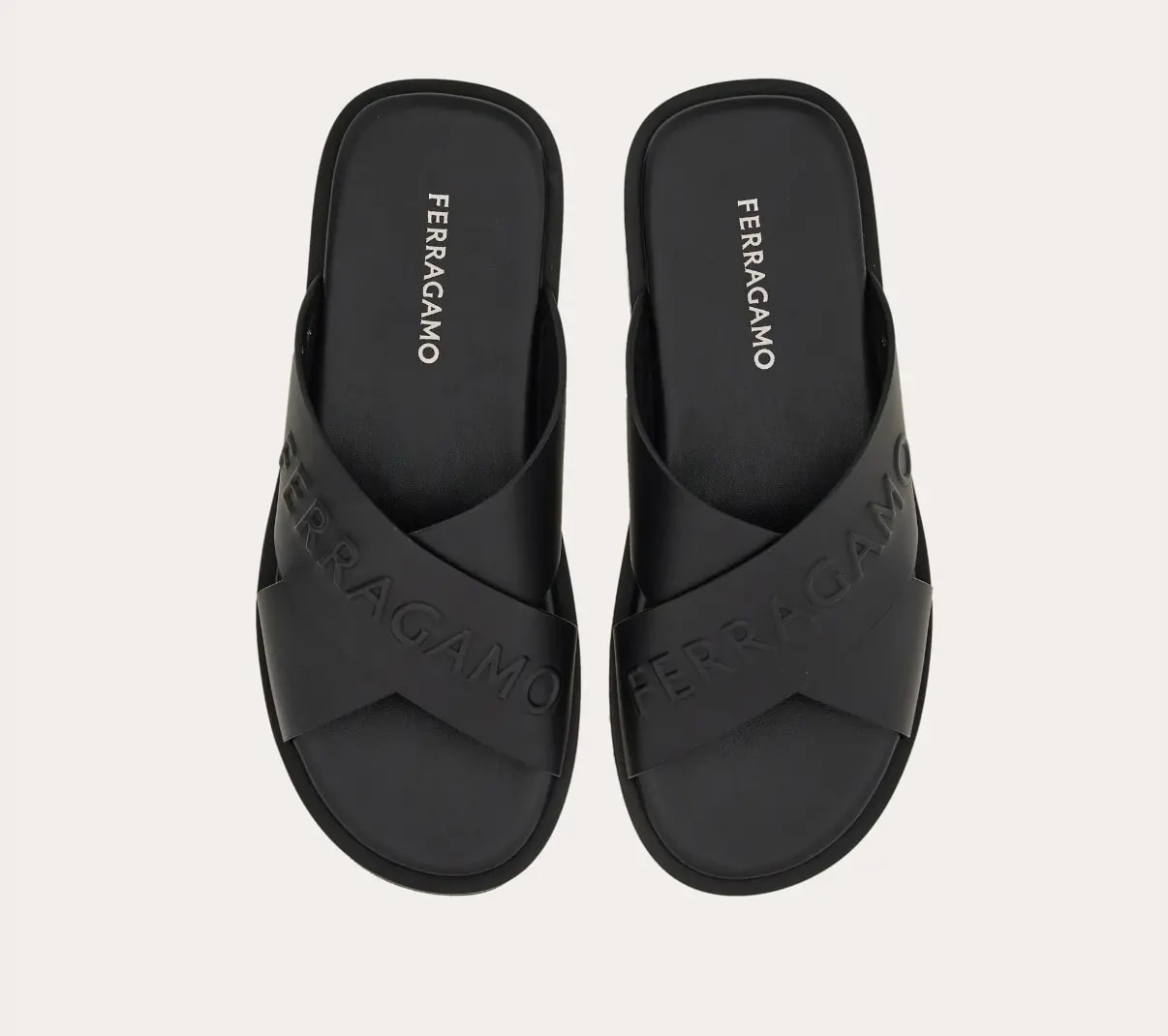 Dép Salvatore Ferragamo Sandal 'Black' 028618-774329 — ảnh 5