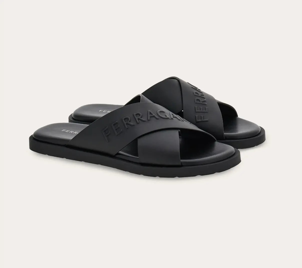 Dép Salvatore Ferragamo Sandal 'Black' 028618-774329 — ảnh 3