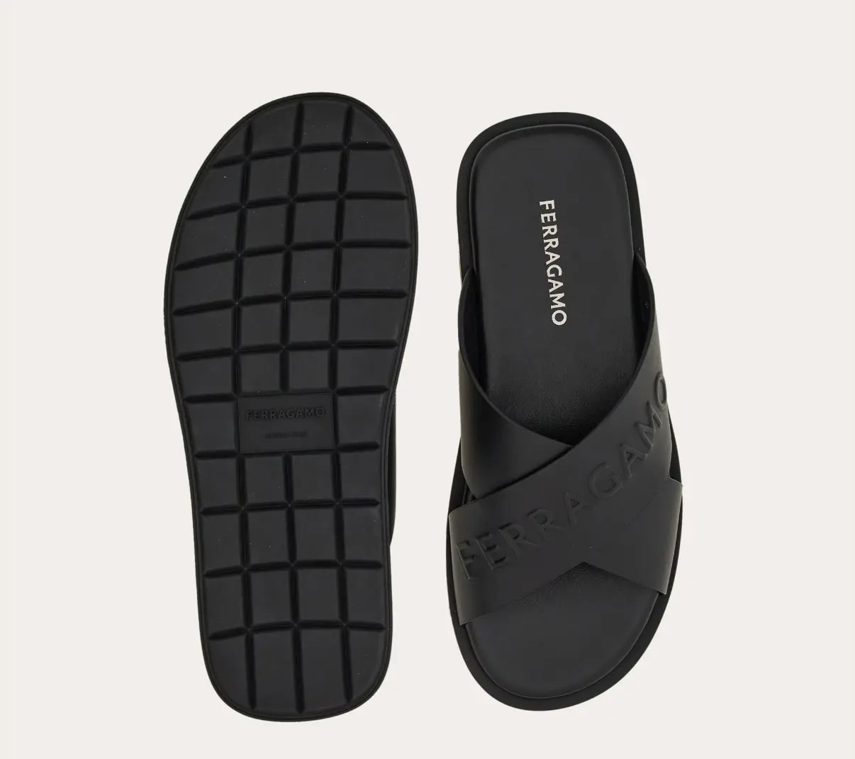 Dép Salvatore Ferragamo Sandal 'Black' 028618-774329 — ảnh 2
