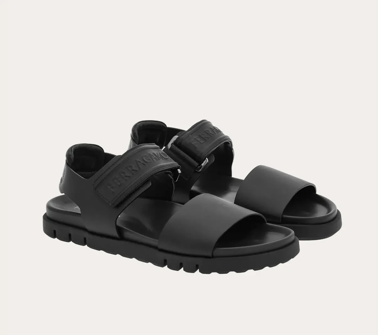 Dép Salvatore Ferragamo Sandal 'Black' 027195-772590 — ảnh 3