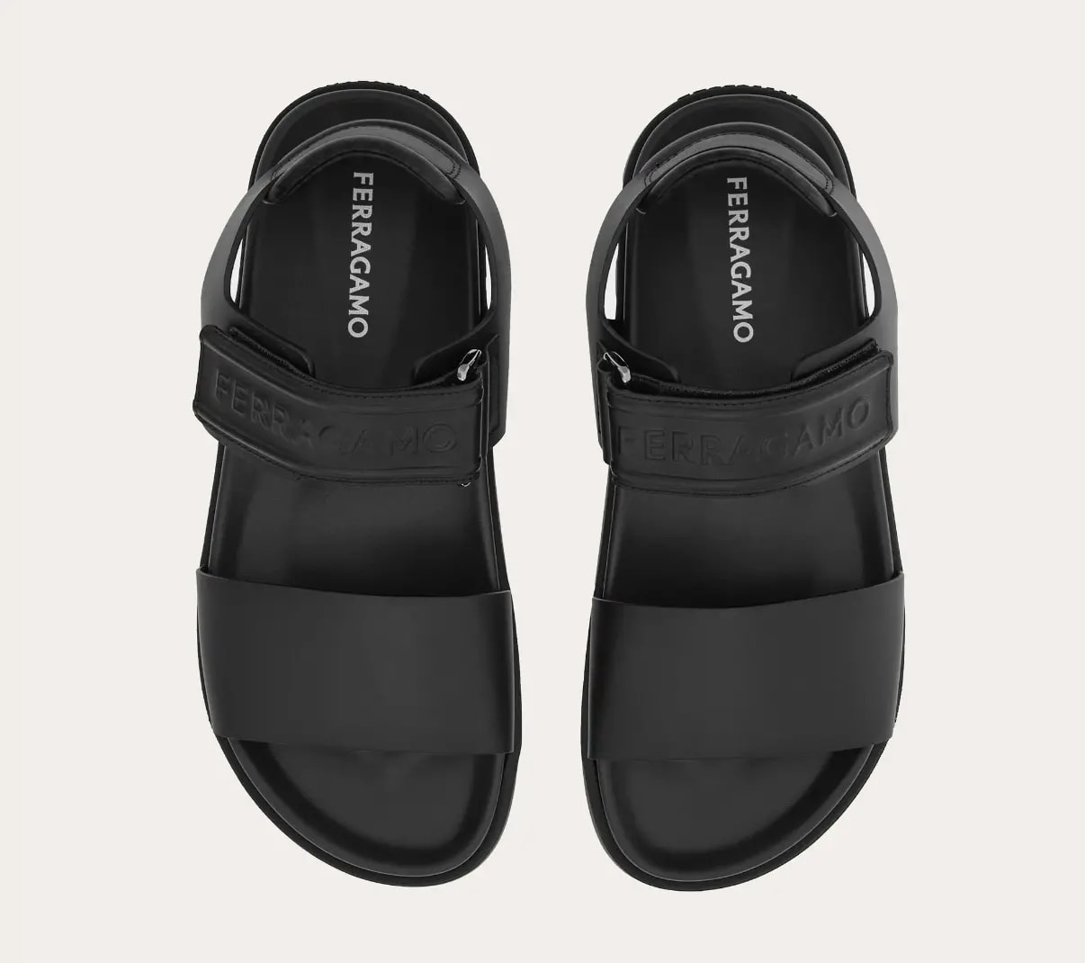 Dép Salvatore Ferragamo Sandal 'Black' 027195-772590 — ảnh 5
