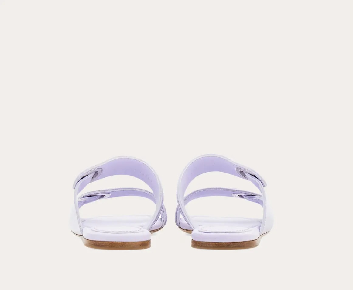 Dép Salvatore Ferragamo Gancini Ornament 'Lavender' 01I199-774674 — ảnh 4