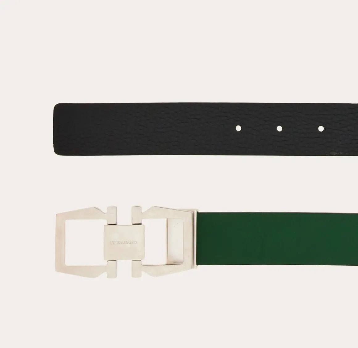 Thắt Lưng Salvatore Ferragamo Gancini 'Green' 670251-773323 — ảnh 3