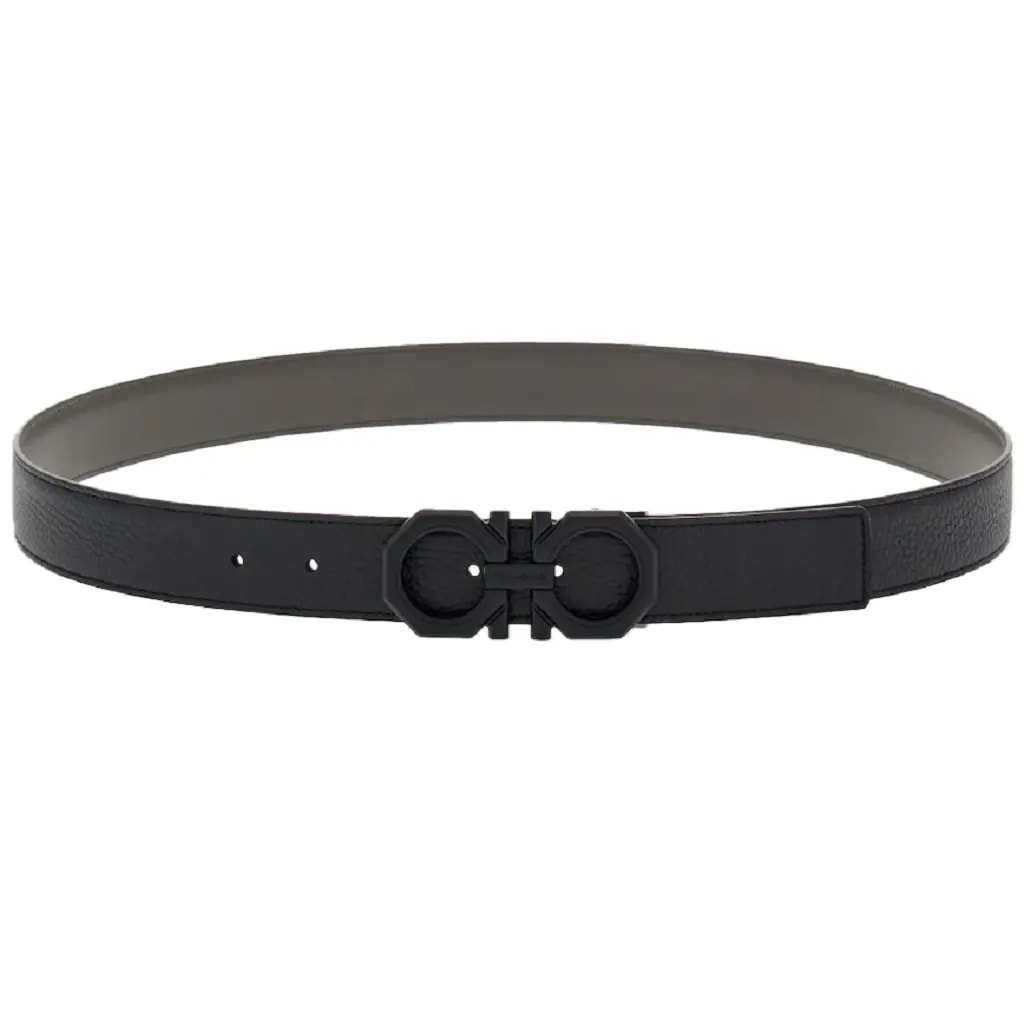 Thắt Lưng Salvatore Ferragamo Gancini 'Black' 670266-765786