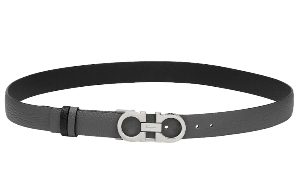Thắt Lưng Salvatore Ferragamo Reversible Adjustable Gancini Belt 'Grey' 23A565-764038 — kich-thuoc: 80cm
