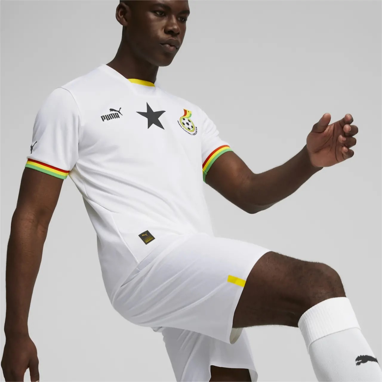 Áo Puma Ghana 2024 Home Jersey 'White' 765780-01 — ảnh 3