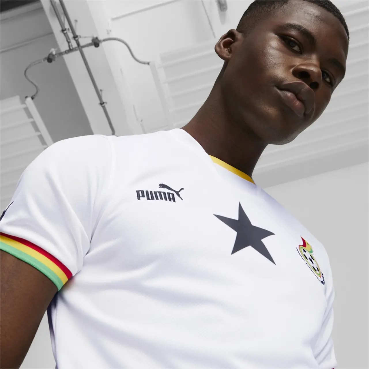 Áo Puma Ghana 2024 Home Jersey 'White' 765780-01 — ảnh 2