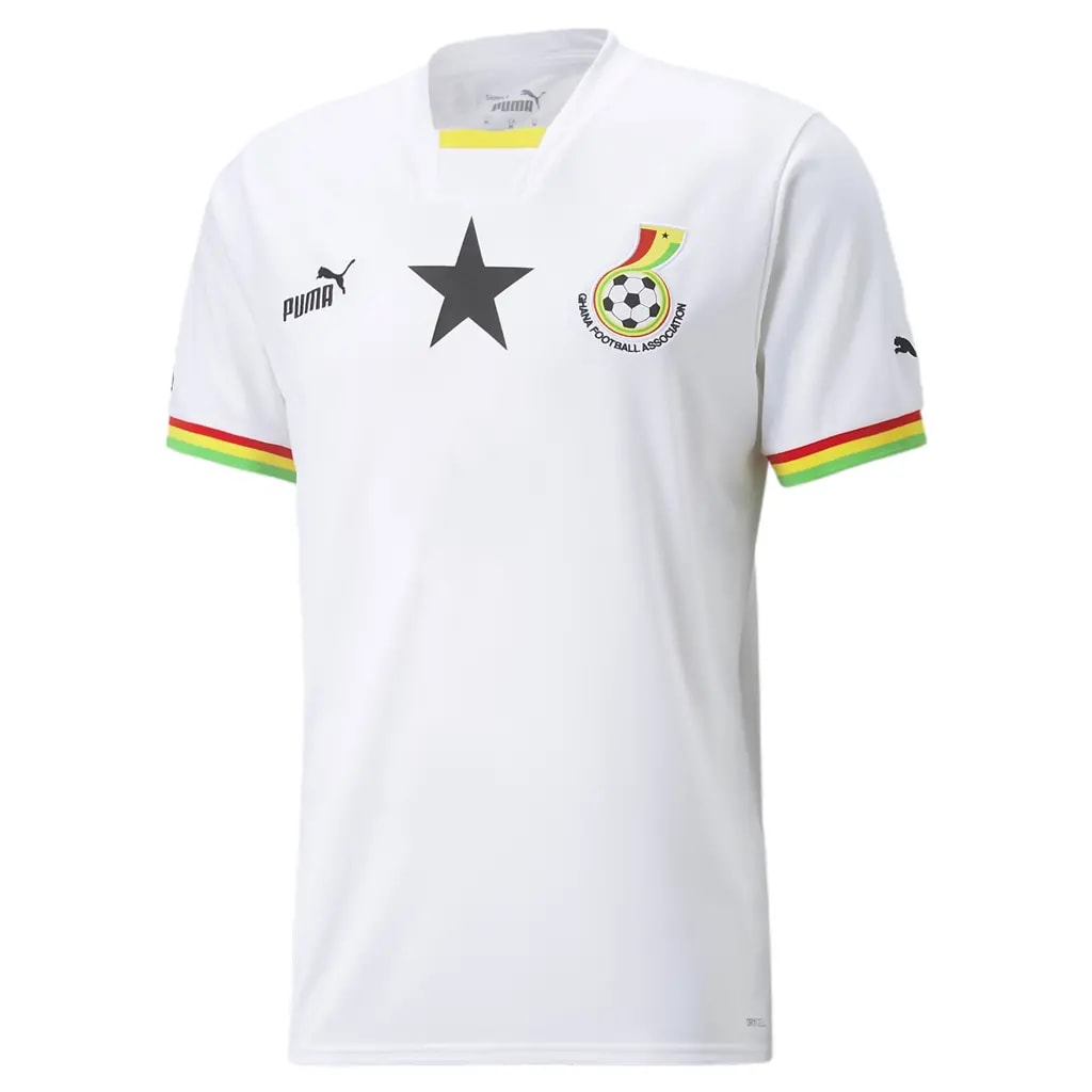 Áo Puma Ghana 2024 Home Jersey 'White' 765780-01 — kich-thuoc: xl
