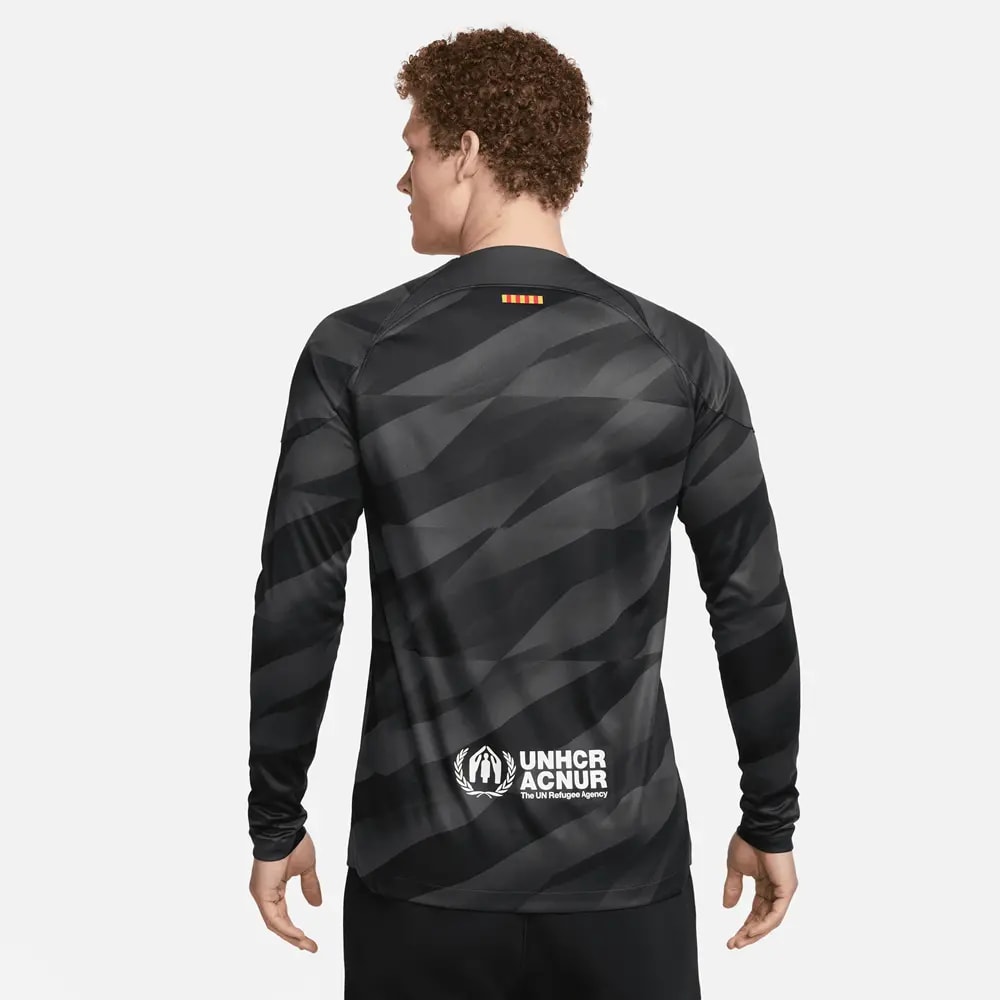 Áo Nike FC Barcelona 23/24 Stadium Goalkeeper 'Black' DX2635-061 — ảnh 2