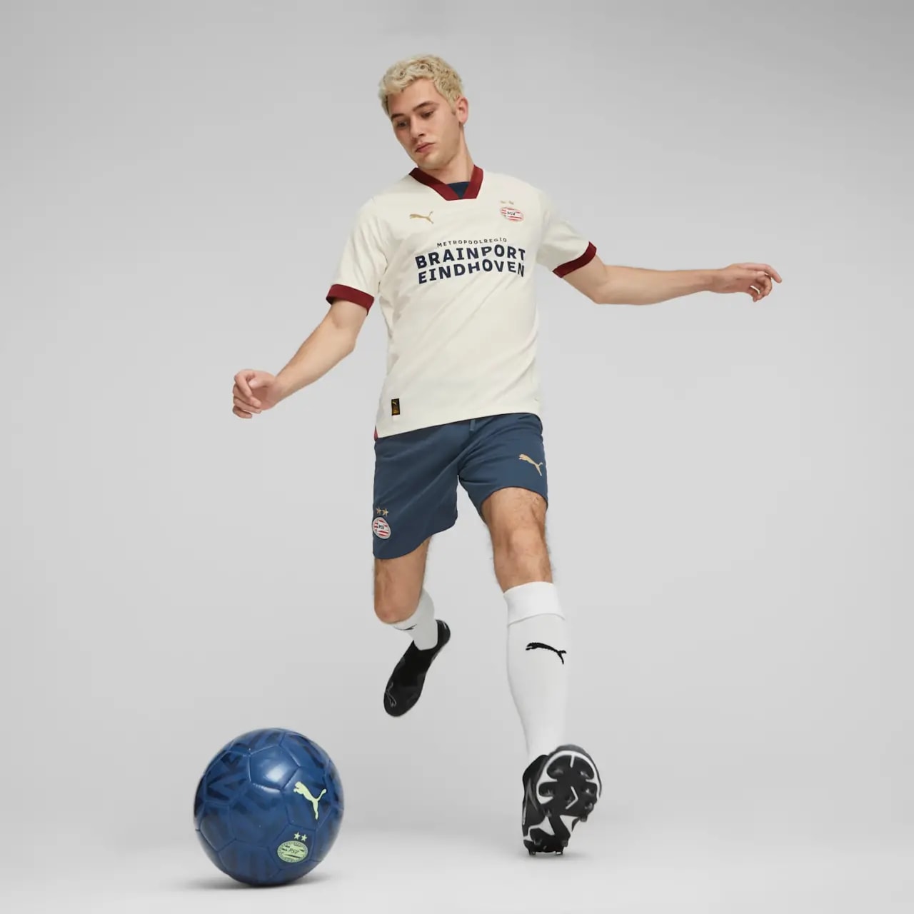 Áo Puma PSV Eindhoven 23/24 Away Jersey 'White' 770586-02 — ảnh 2