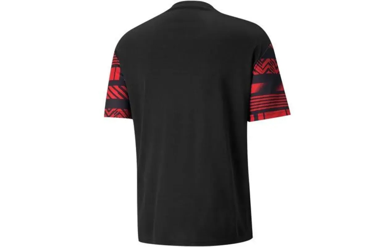 Áo Puma AC Milan Heritage Jersey Logo T-Shirt 'Black' 765093-01 — ảnh 3