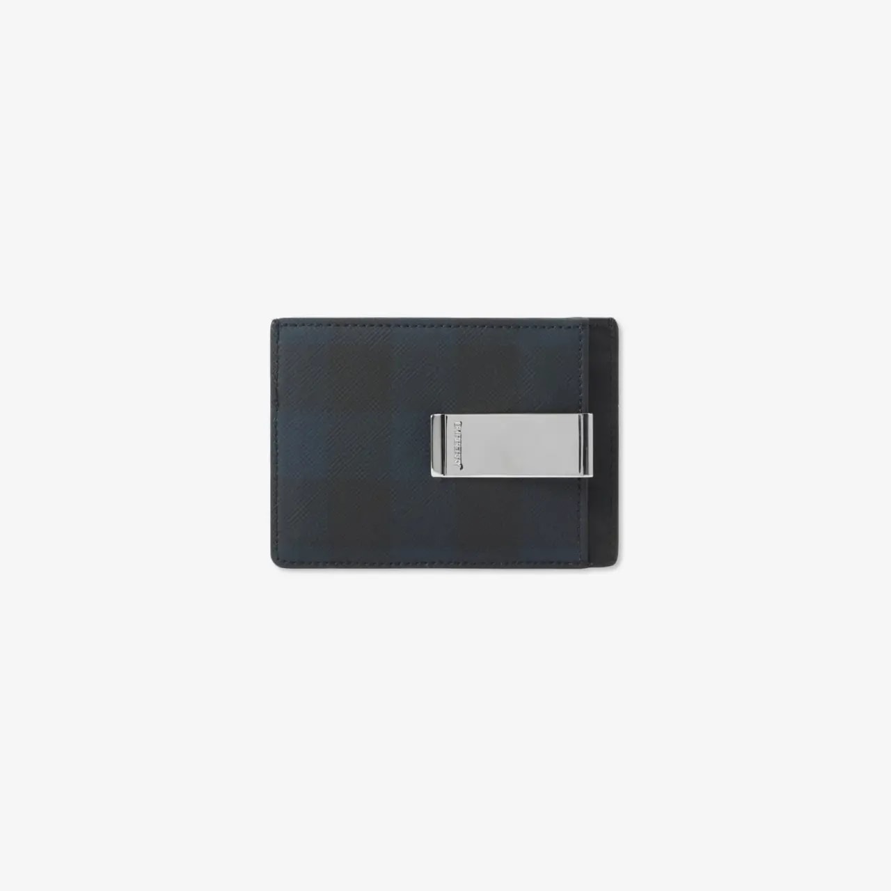 Ví Burberry Check Money Clip Card Case 'Navy' 80732851 — ảnh 2