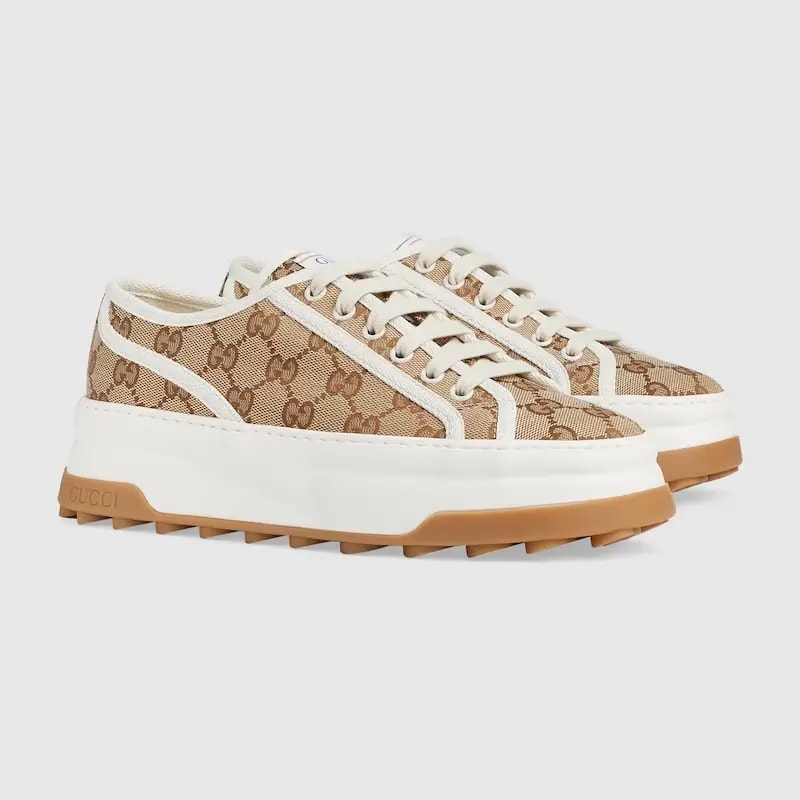 Giày Gucci GG Trainer 'Beige' 746766-20Q20-9745 — ảnh 2