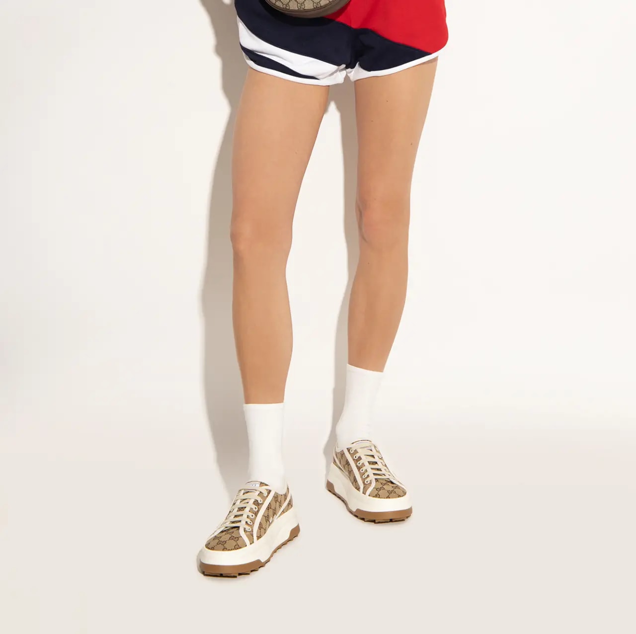 Giày Gucci GG Trainer 'Beige' 746766-20Q20-9745 — ảnh 4