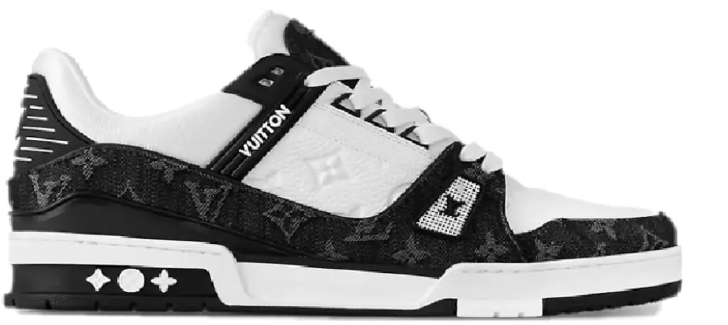 Giày Louis Vuitton LV Maxi Trainers 'Black' 1A9JGF — kich-thuoc: 43-5