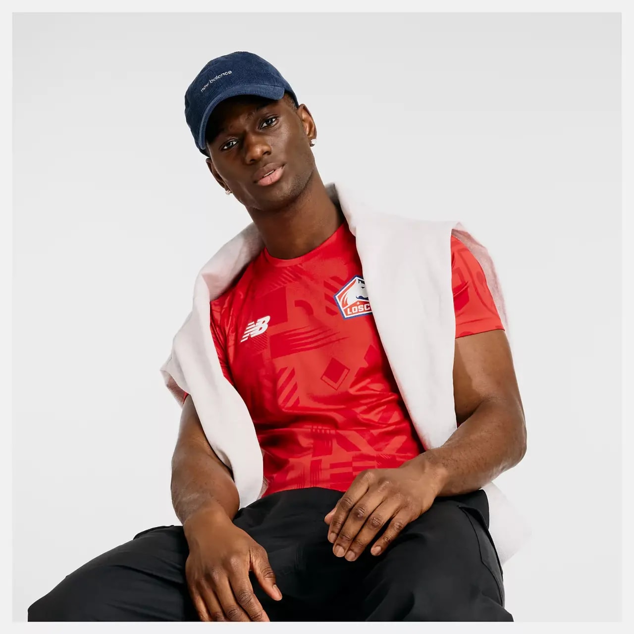 Áo Asics Lille LOSC Match Jersey 'Red' MT231367-HME — ảnh 3