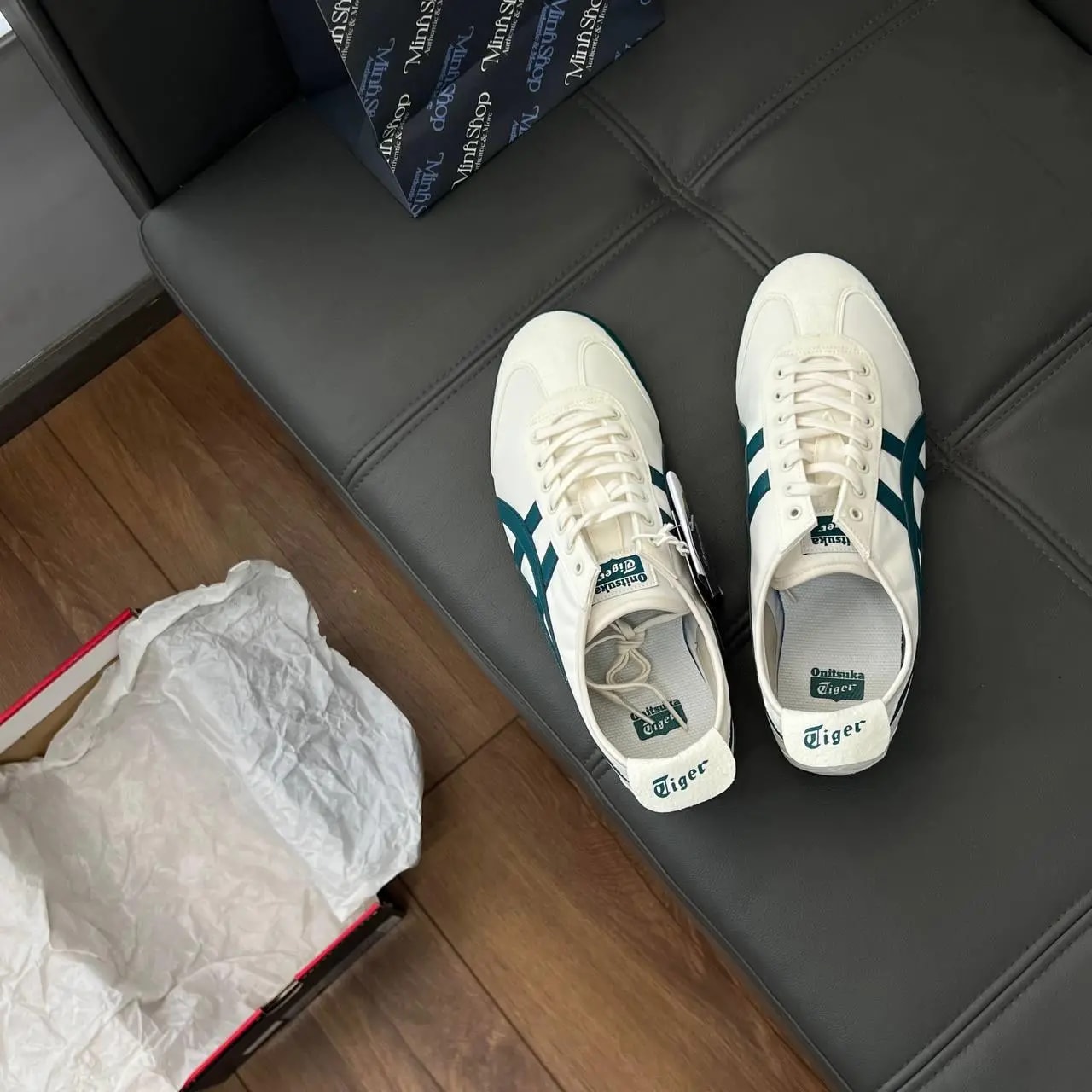 Giày Onitsuka Tiger Mexico 66 'Cream Velvet' 1183B497-103 — ảnh 3