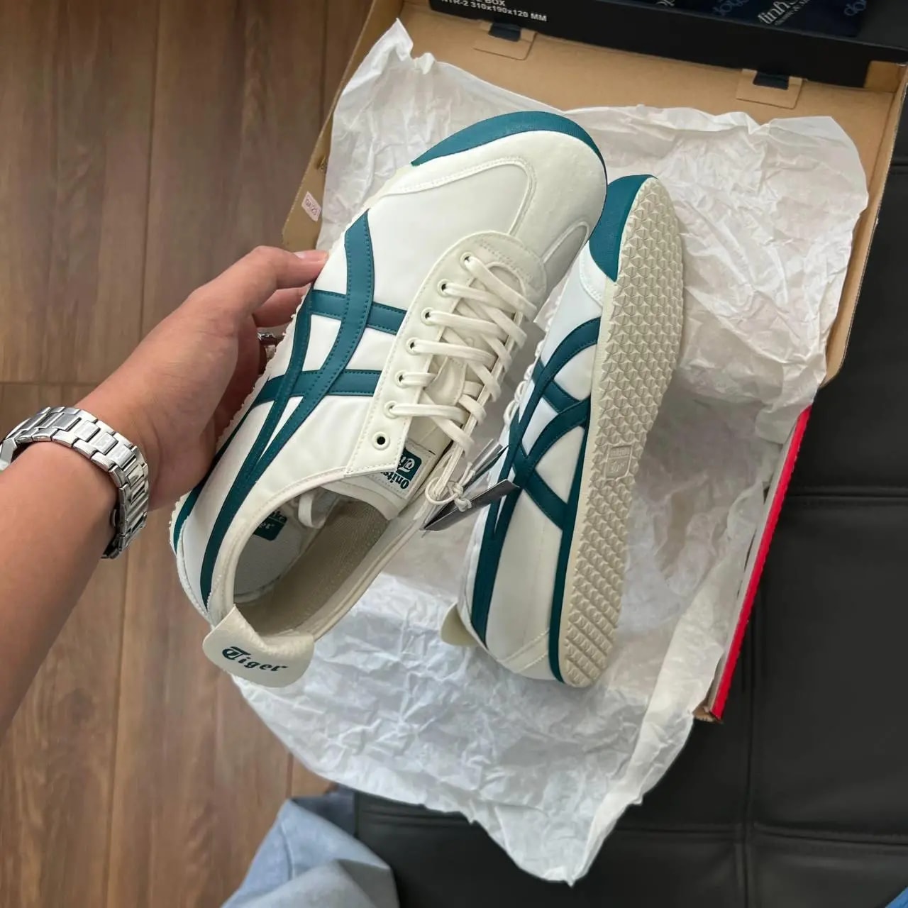 Giày Onitsuka Tiger Mexico 66 'Cream Velvet' 1183B497-103 — ảnh 4