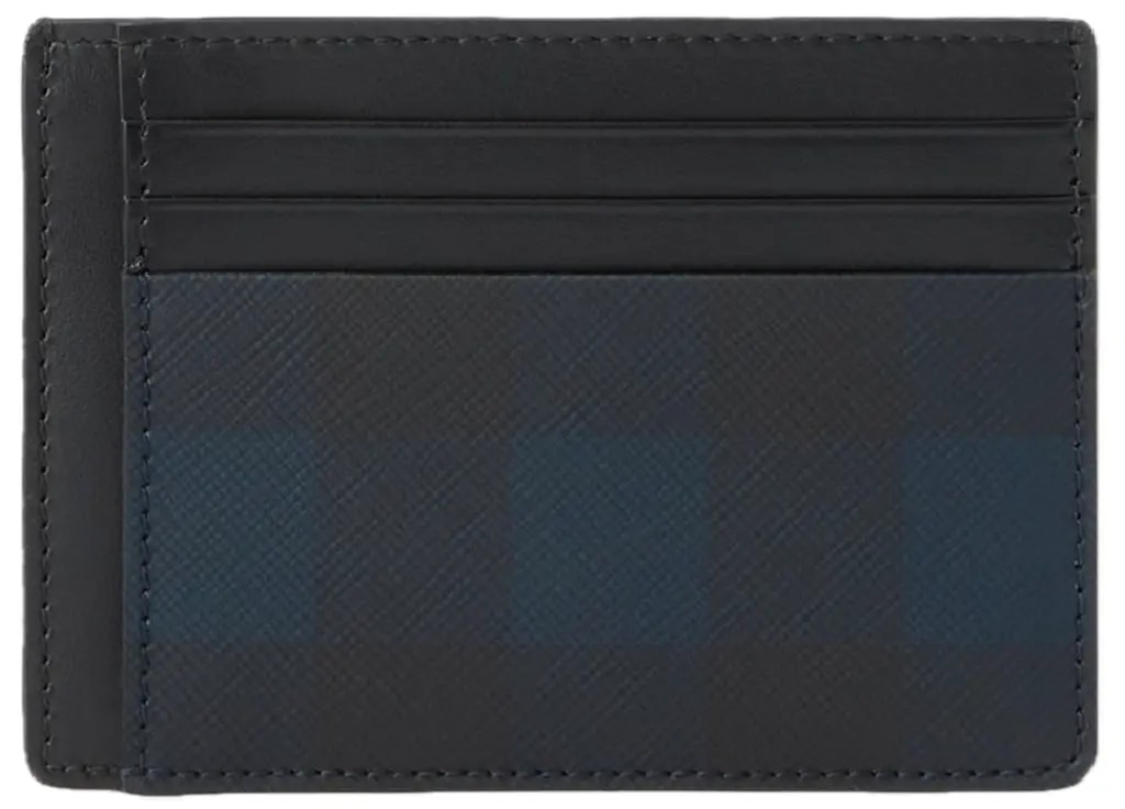 Ví Burberry Check Money Clip Card Case 'Navy' 80732851