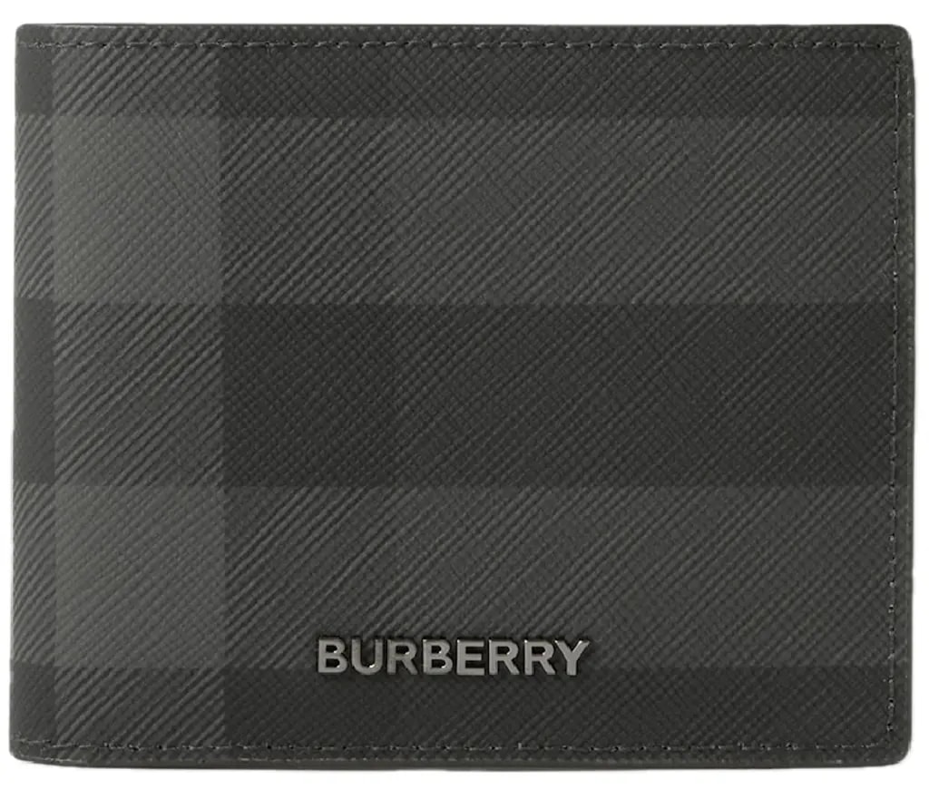 Ví Burberry Check Slim Bifold Wallet 'Charcoal' 80702061