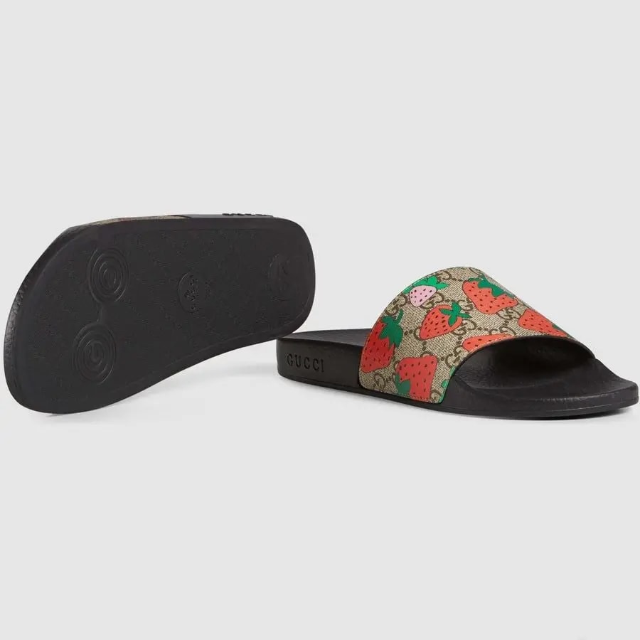Dép Gucci Slide 'Strawberry' 408508-G2200-8919 — ảnh 2