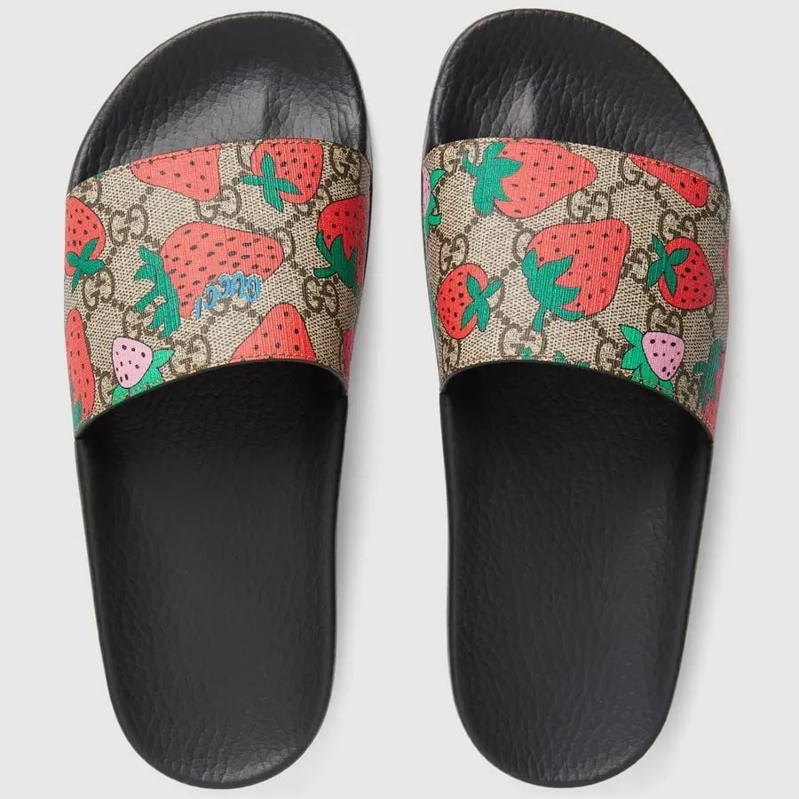 Dép Gucci Slide 'Strawberry' 408508-G2200-8919 — ảnh 4