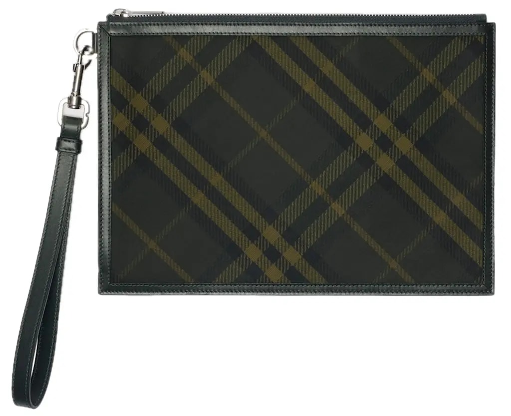 Túi Burberry Check Zip Pouch 'Shadow' 80984611