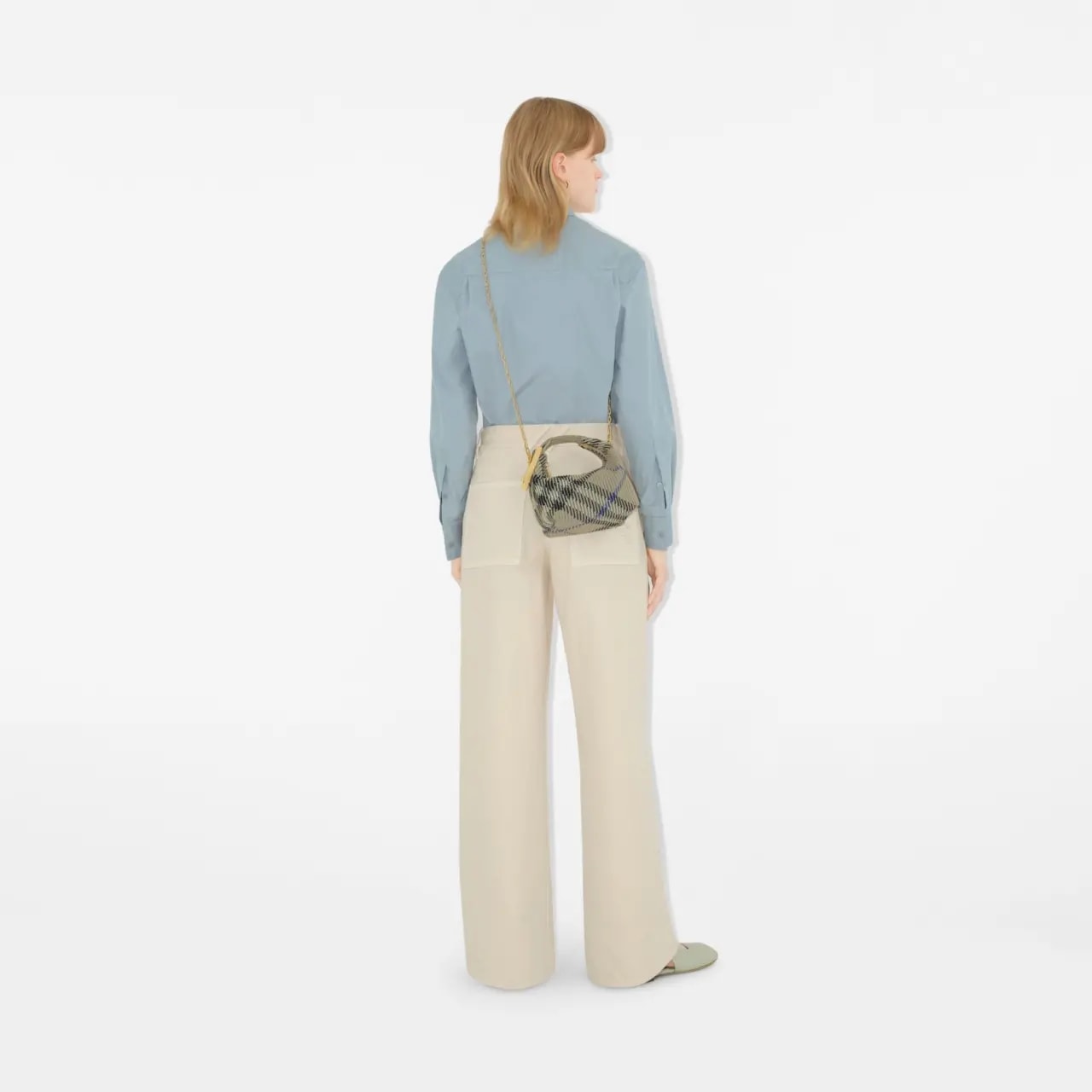 Túi Burberry Micro Peg Chain Bag 'Lichen' 80974421 — ảnh 3