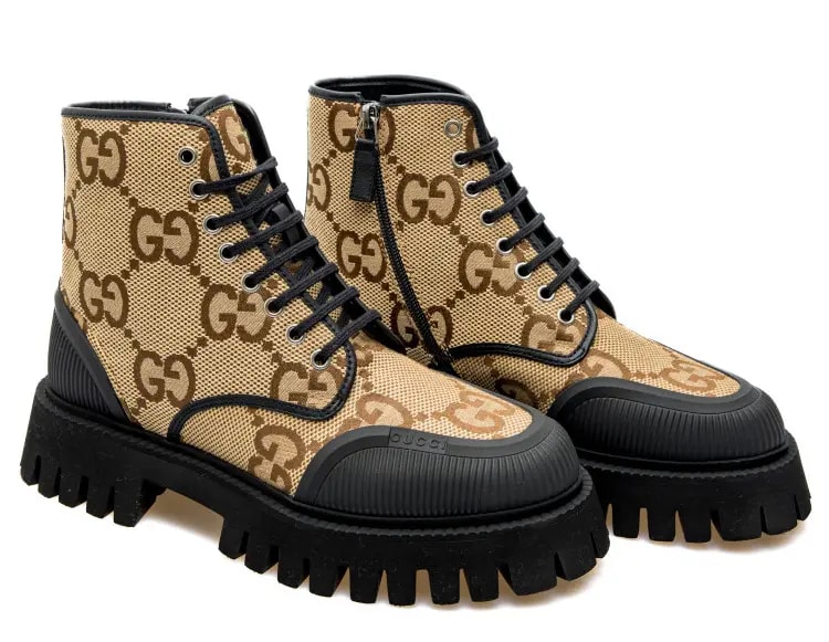 Giày Gucci Lace-up Boot 'Camel Ebony' 699970-UKOF0-2590 — ảnh 4