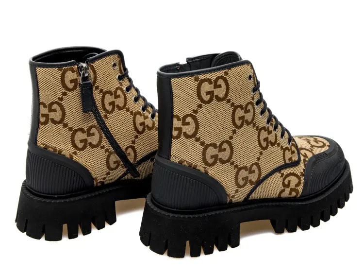 Giày Gucci Lace-up Boot 'Camel Ebony' 699970-UKOF0-2590 — ảnh 2