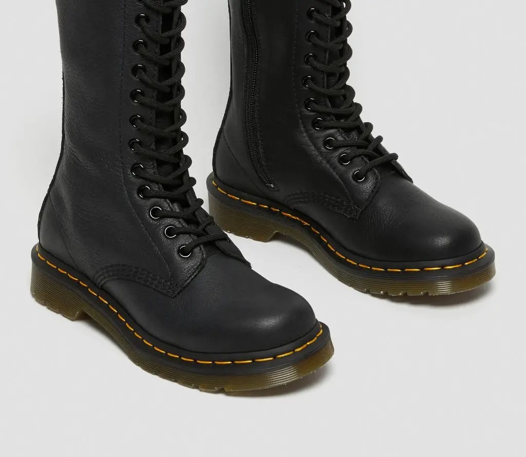 Giày Dr.Martens 1B99 Virginia Leather High Boots 'Black' 11820008 — ảnh 4