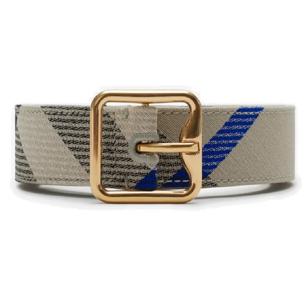 Thắt Lưng Burberry Check B Buckle 'Lichen' 80887791 — kich-thuoc: l