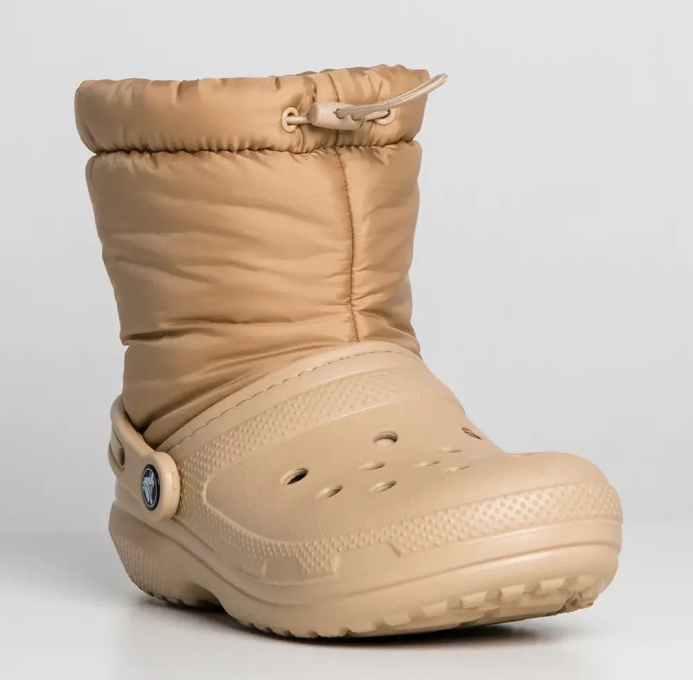 Giày Crocs Classic Lined Neo Puff Boots 'Chai' 206630-212 — ảnh 5