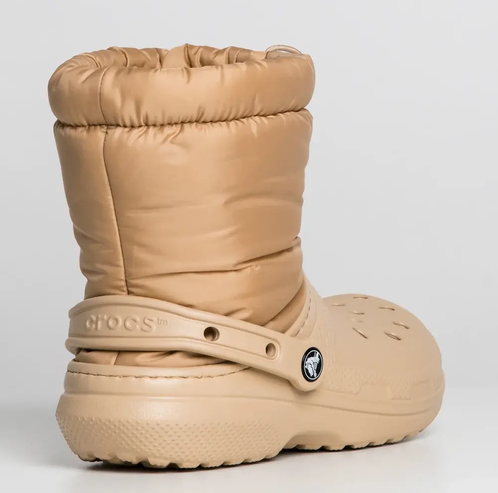 Giày Crocs Classic Lined Neo Puff Boots 'Chai' 206630-212 — ảnh 4