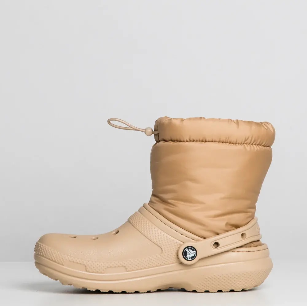 Giày Crocs Classic Lined Neo Puff Boots 'Chai' 206630-212 — ảnh 3