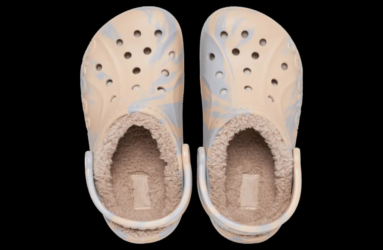 Dép Crocs Baya Lined Marbled Clog 'Chai' 208333-2ZM — ảnh 5