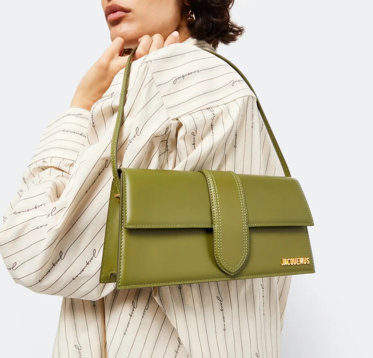 Túi Jacquemus The Long Bambino 'Khaki' 221BA013-3100-560 — ảnh 2