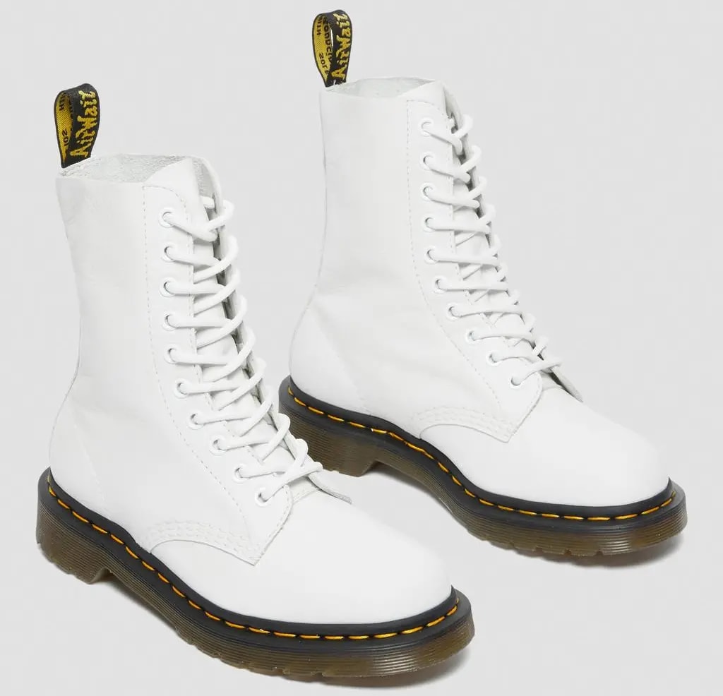 Giày Dr.Martens 1490 Virginia Leather High Boots 'White' 27261113 — ảnh 4