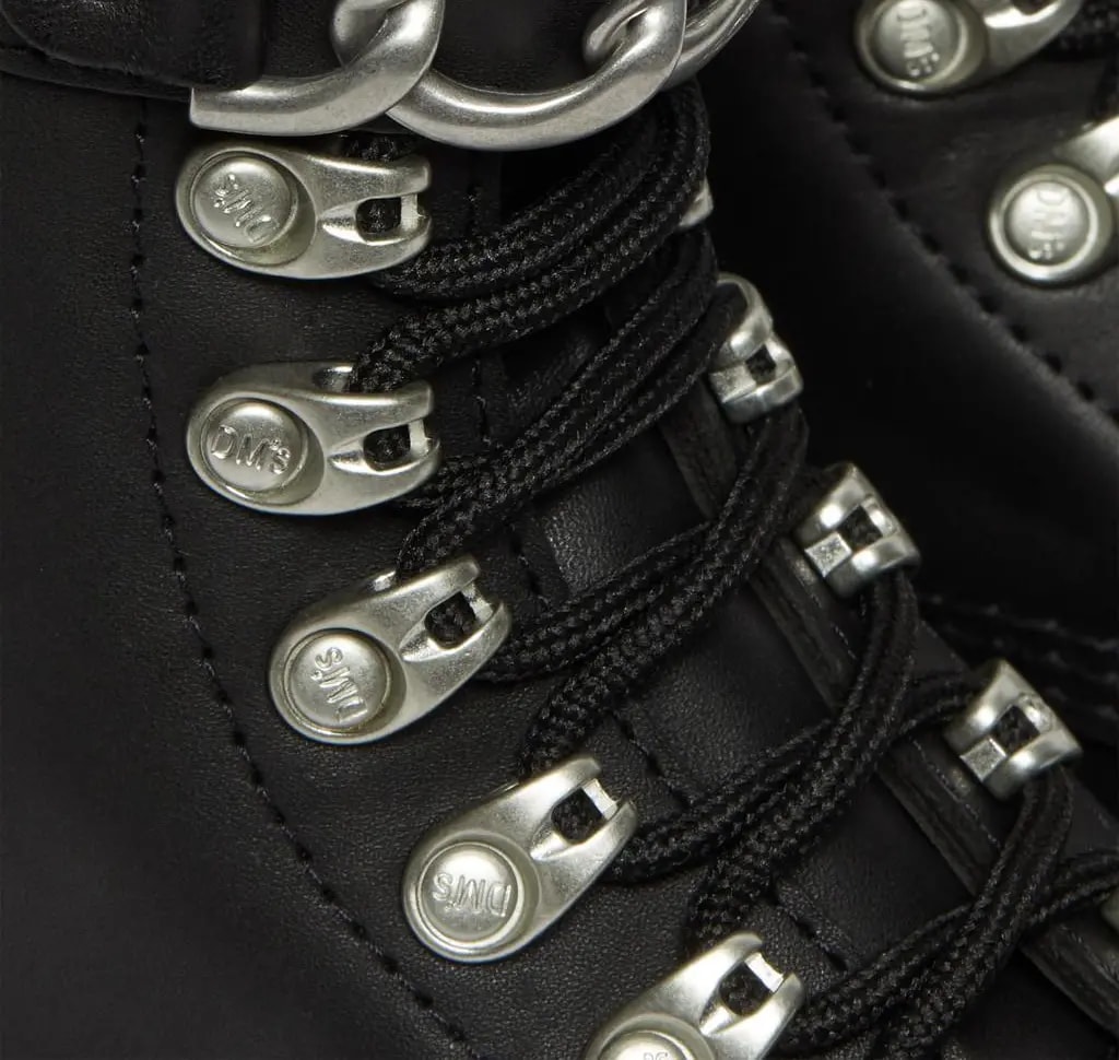 Giày Dr.Martens 1460 Pascal Chain Leather Lace Up 'Black' 27266001 — ảnh 4