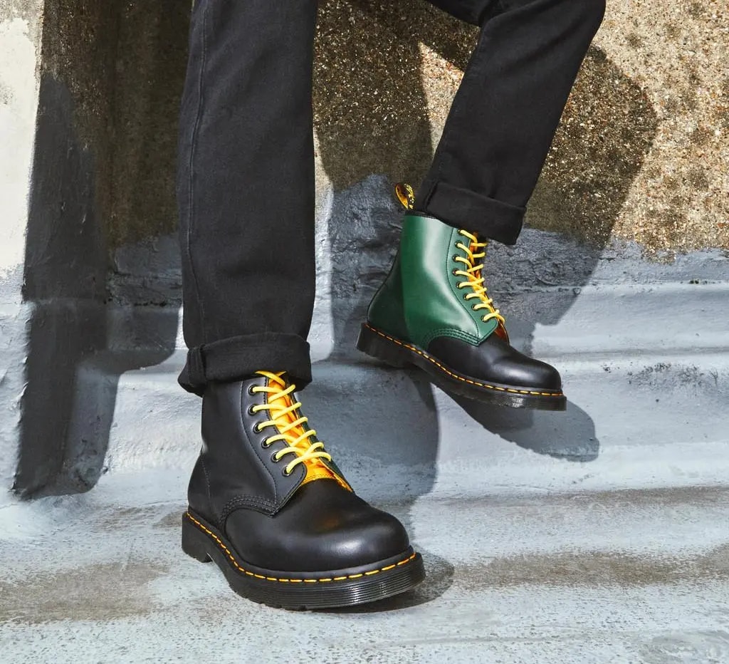 Giày Dr.Martens 1460 Contrast Smooth Leather Lace Up 'Black' 27287001 — ảnh 2