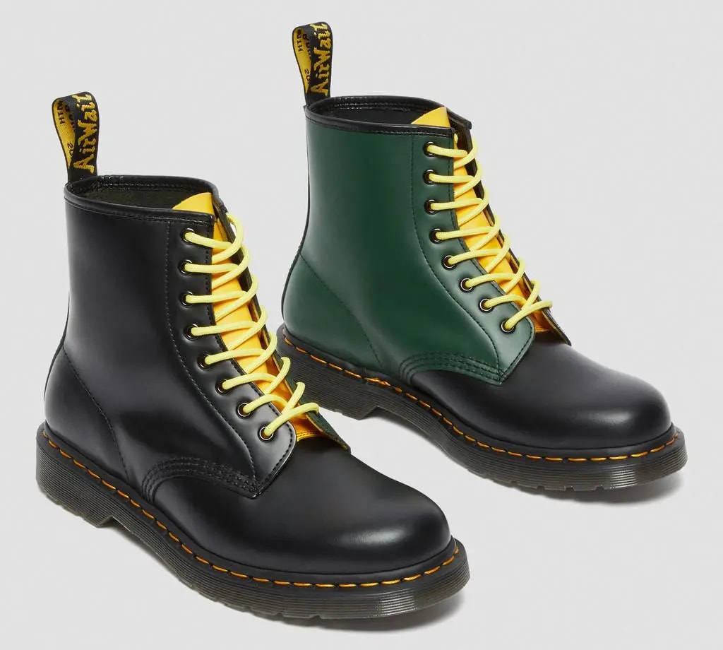 Giày Dr.Martens 1460 Contrast Smooth Leather Lace Up 'Black' 27287001 — ảnh 4