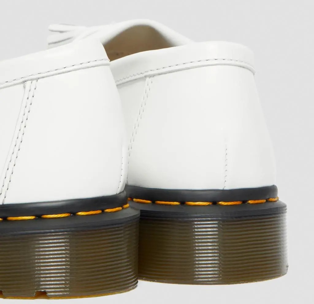 Giày Dr.Martens Adrian Yellow Stitch Leather Tassel 'White' 27431100 — ảnh 3