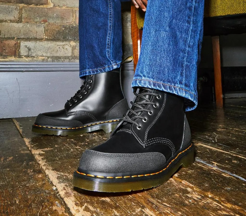 Giày Dr.Martens 1460 Guard Panel Leather 'Black' 27466001 — ảnh 5