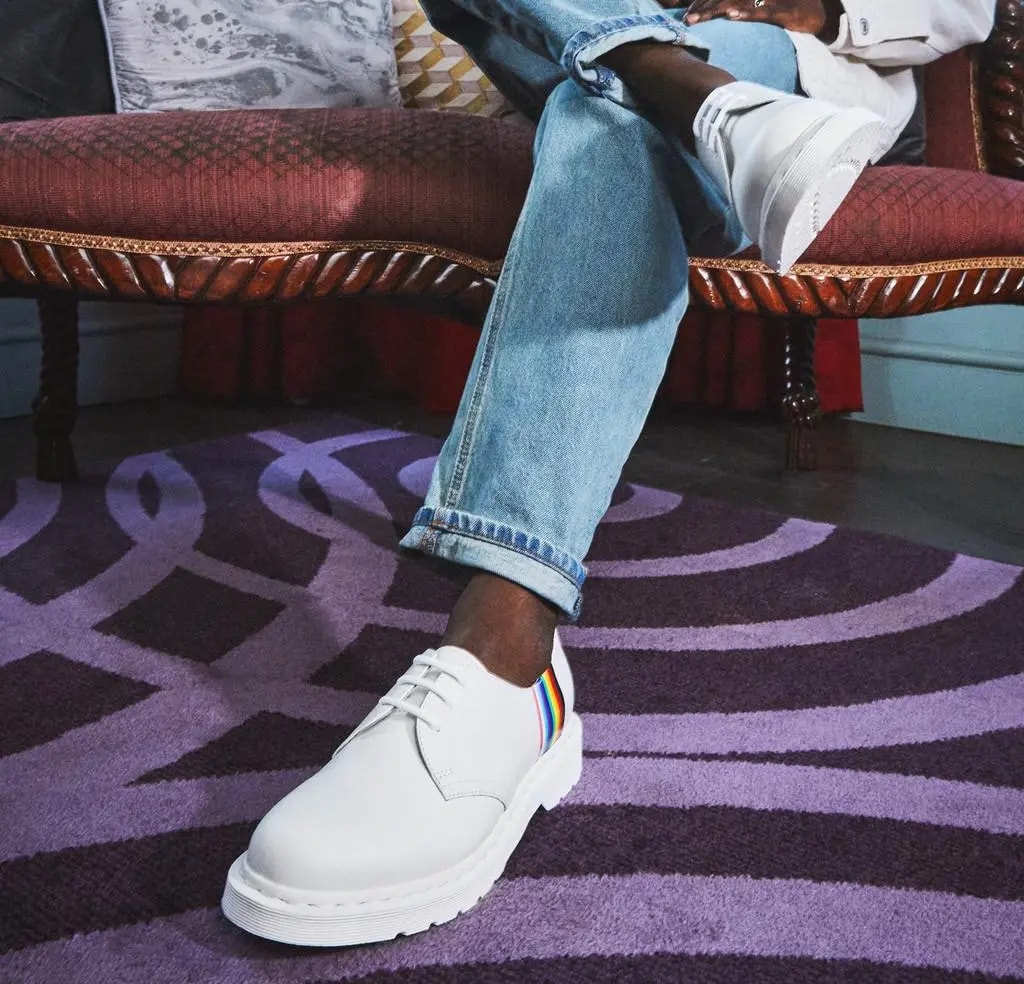Giày Dr.Martens 1461 For Pride Smooth Leather Oxford 'White' 27522100 — ảnh 2