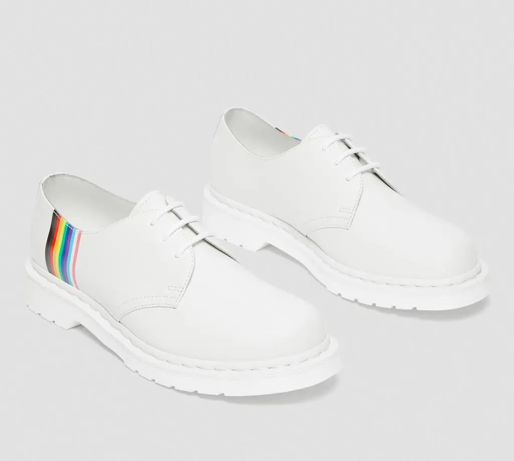 Giày Dr.Martens 1461 For Pride Smooth Leather Oxford 'White' 27522100 — ảnh 4