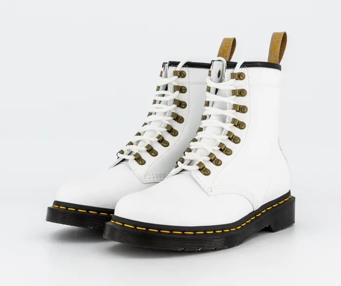 Giày Dr.Martens 1460 Vegan Lace Up Boots 'White' 27649113 — ảnh 5