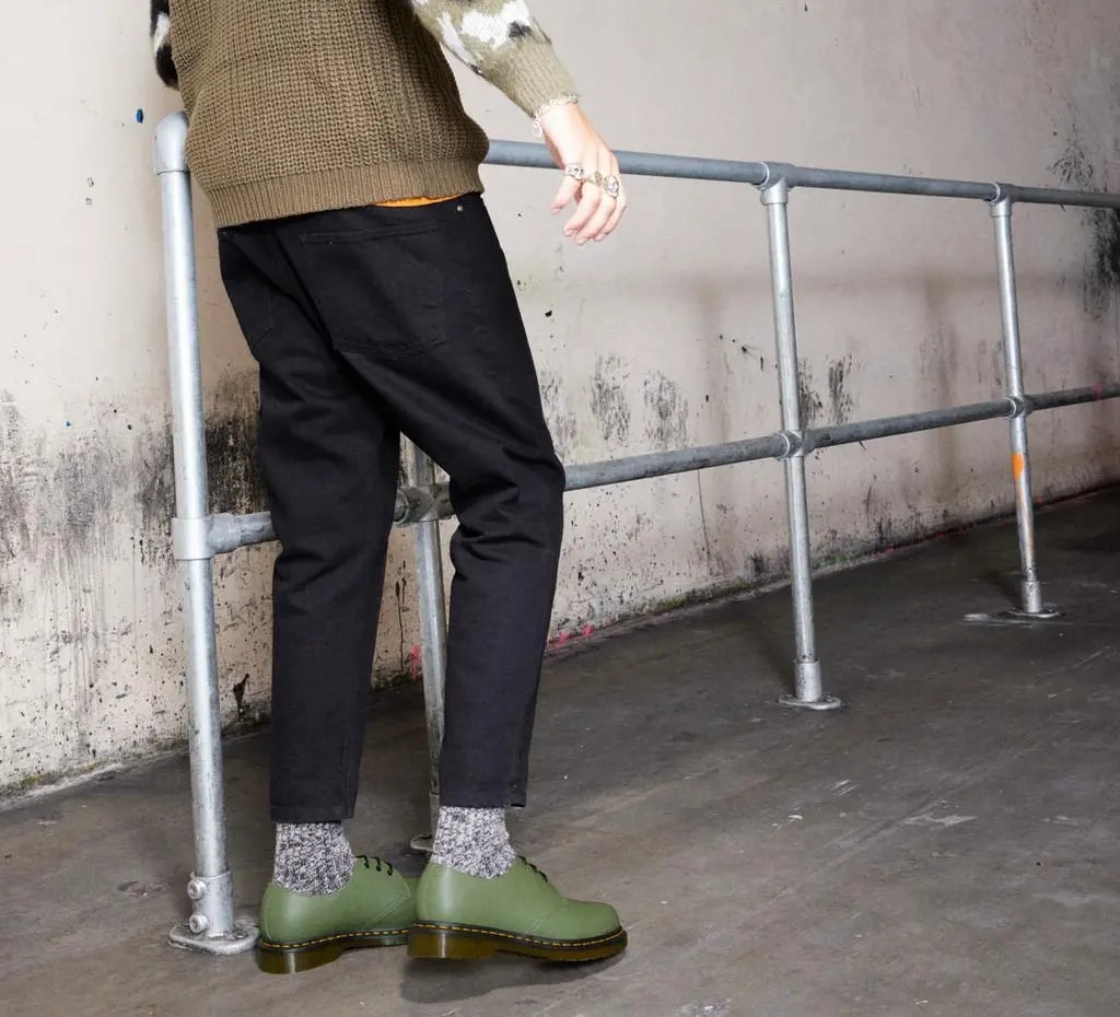 Giày Dr.Martens 1461 Smooth Leather Oxford 'Khaki Green' 27757384 — ảnh 2