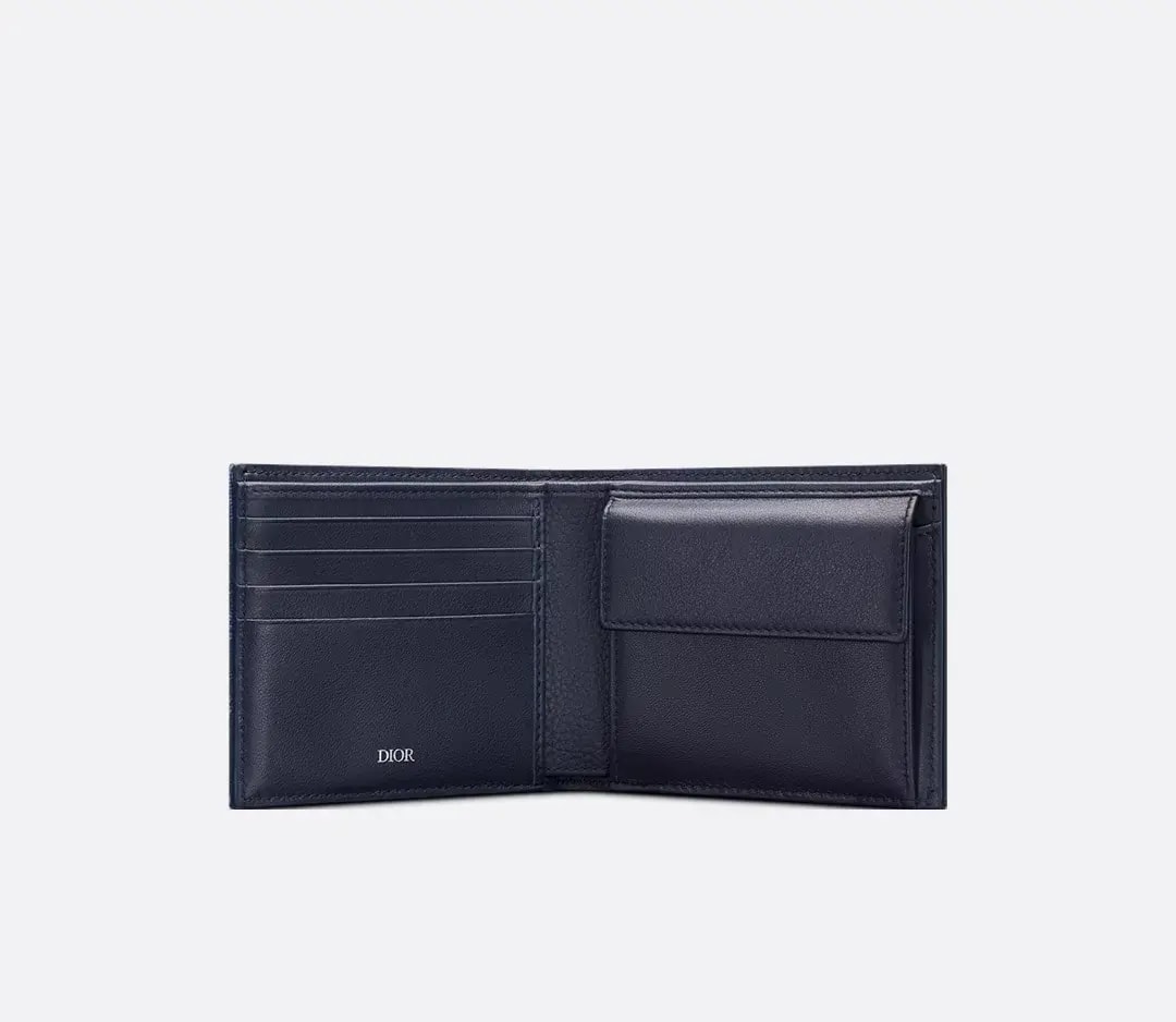 Ví Dior Saddle Bifold 'Navy Blue' 2ADBC306YKS-H53E — ảnh 2