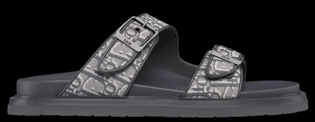 Dép Dior Aqua Sandal 'Deep Gray' 3SA135ZSA-H557 — kich-thuoc: 41
