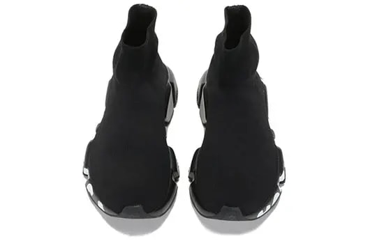 Giày Balenciaga Speed Graffiti 'Black White' 605942W2DB71006 — ảnh 4